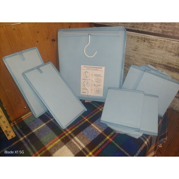 3 Shelf Hanging Closet Organizer  Storage Shelves Hanging Organizer for Closet - Picture 2 of 5